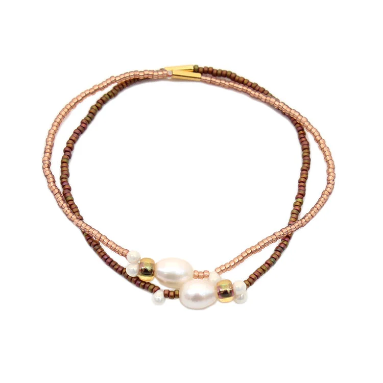 Get The Sparkle You Love At Prices You Adore Limited Stock Silvie Bracelets / Set of 2 / Khaki