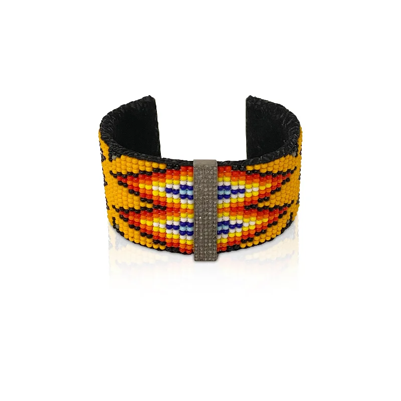 Flash Jewelry Sale – Get Stunning Pieces At Low Prices Tangerine Large Beaded Cuff